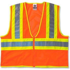 ERGODYNE Ergodyne 21309 Class 2 Safety Vest 4XL/5XL Orange