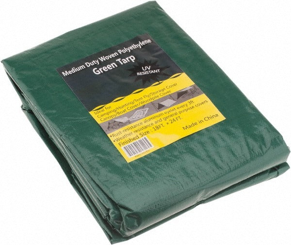 VALUE COLLECTION Value Collection KSMSCHD1824 Poly Tarp 24x18 Ft Green