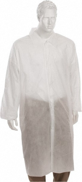 PRO-SAFE Pro-safe KM-LC0-WE-SMS-5XL-WHITE Lab Coat 5XL White 30-pack