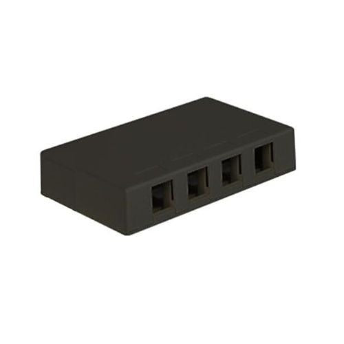 SIGNAMAX Signamax Inc. SMKL-4-BK 4-port Surface Mount Box