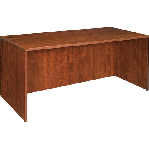 LORELL Lorell LLR69411 Shell Desk 48x24 Cherry Laminate