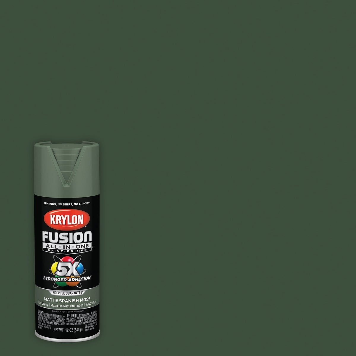 KRYLON Krylon K02796007 Matte Moss Fusion All-in-one Spray Paint