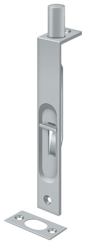 DELTANA Deltana 6FBS26D Flush Bolt 6 Inches Satin Chrome