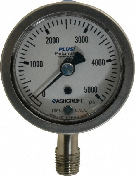 ASHCROFT Ashcroft 83163XLL Pressure Gauge 0-5000 Psi 2.5 in Dial