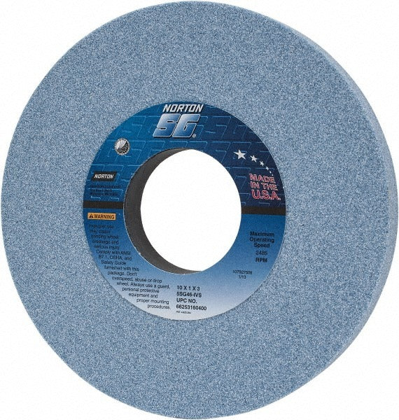 NORTON Norton 66253160400 Surface Grinding Wheel 46 Grit 10in