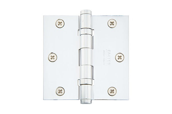 EMTEK Emtek 96414US26 Square Brass Ball Bearing Hinge Pair