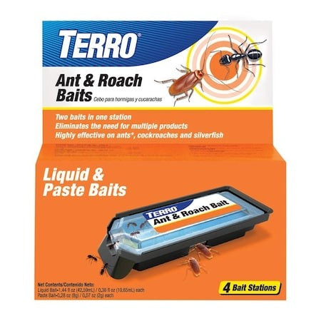 TERRO Terro T360 Liquid Ant & Roach Bait (4-Pack)