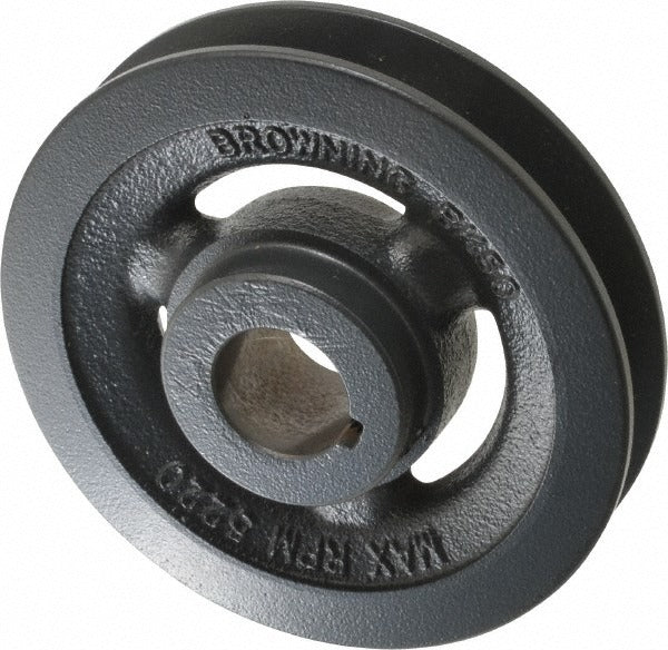BROWNING Browning 1028422 Single Groove Sheave 1 in Bore 4-3/4 in Od