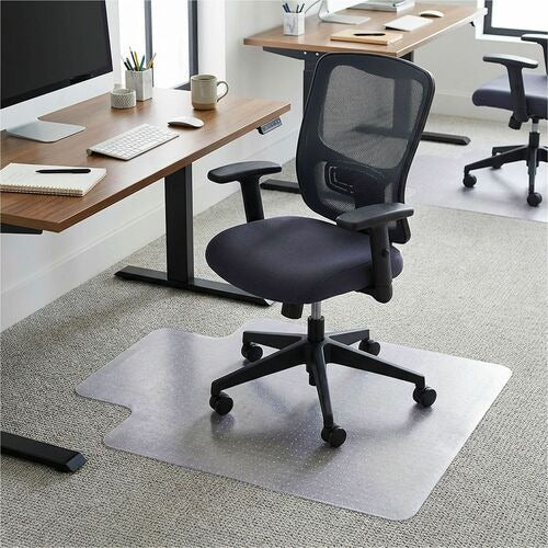 LORELL Lorell LLR69158 Chair Mat 45x53 Low Pile Carpet Clear