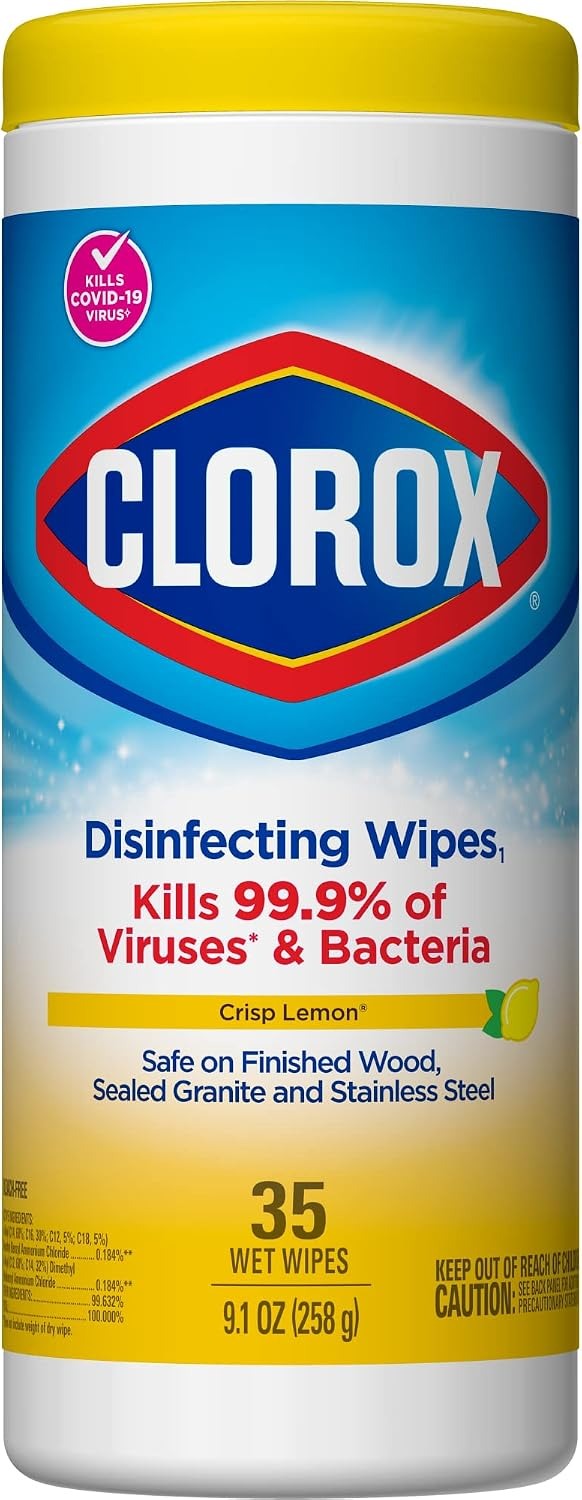 CLOROX Clorox CLO01594CT Disinfecting Wipes 35 Count (Bag)