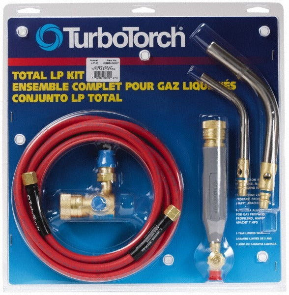 TURBO TORCH Turbotorch 0386-0007 Air Lp Torch Kit T-3 T-5 Tips