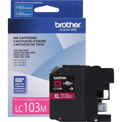 BROTHER Brother BRTLC103M High-yield Magenta Ink Cartridge