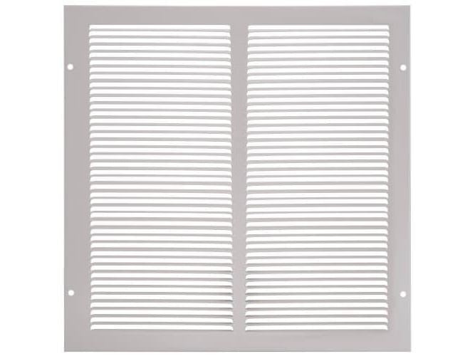 HART & COOLEY Hart Cooley 43131 Return Air Grille 14x14 White Steel