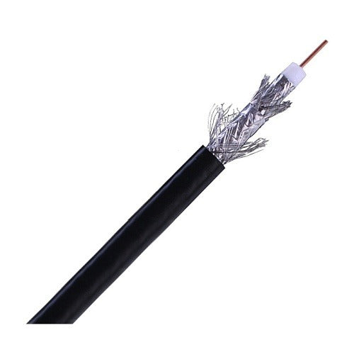 WIREPATH Wirepath SP-RG6Q-DB-1000-BLK RG6Q Coaxial Cable 1000 Ft