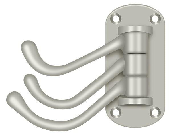 DELTANA Deltana TSH40U15 Triple Swivel Hook Satin Nickel