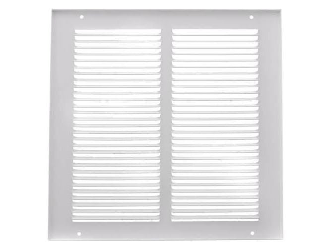 HART & COOLEY Hart Cooley 43111 Return Air Grille 10x10 White Steel