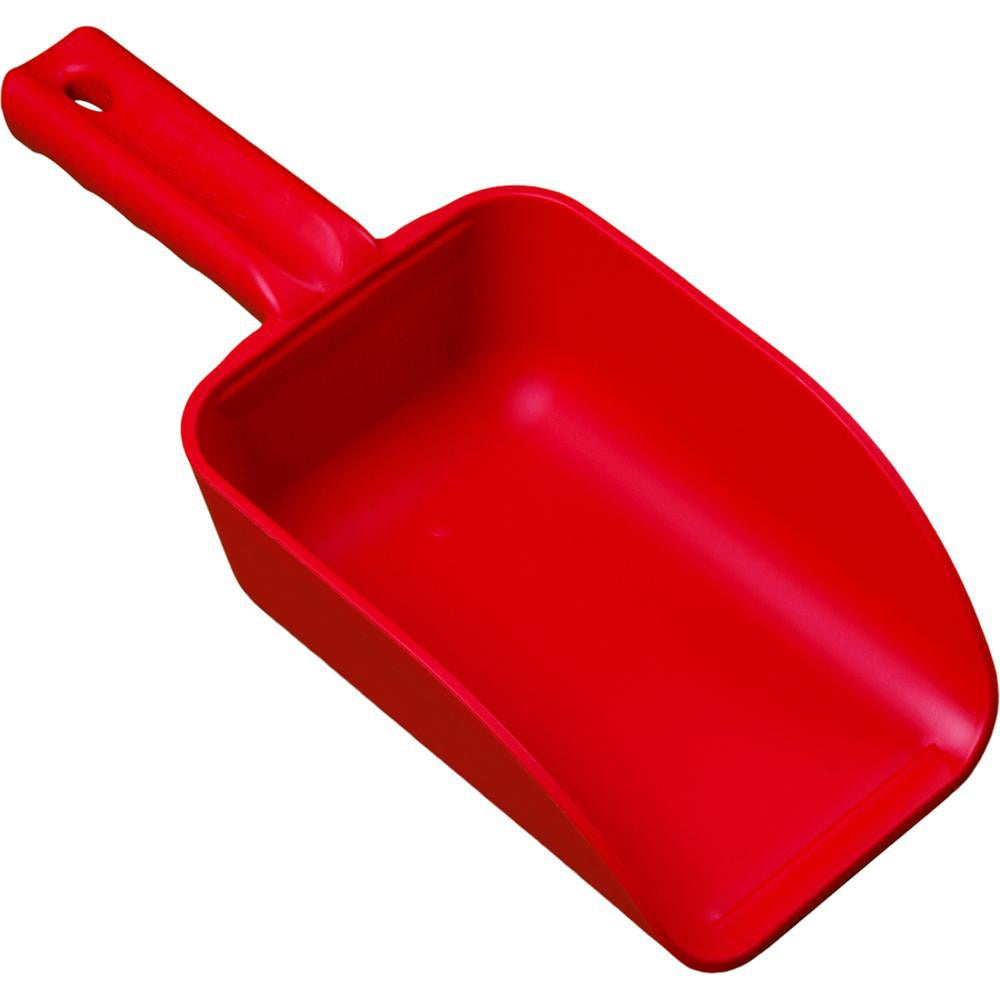 VIKAN Vikan 64004 Flat Bottom Scoop 32 Oz Red Polypropylene
