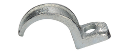 Steel Electric Products 132 1/2 Inch Zinc Plated Malleable Iron 1-Hole Conduit Strap