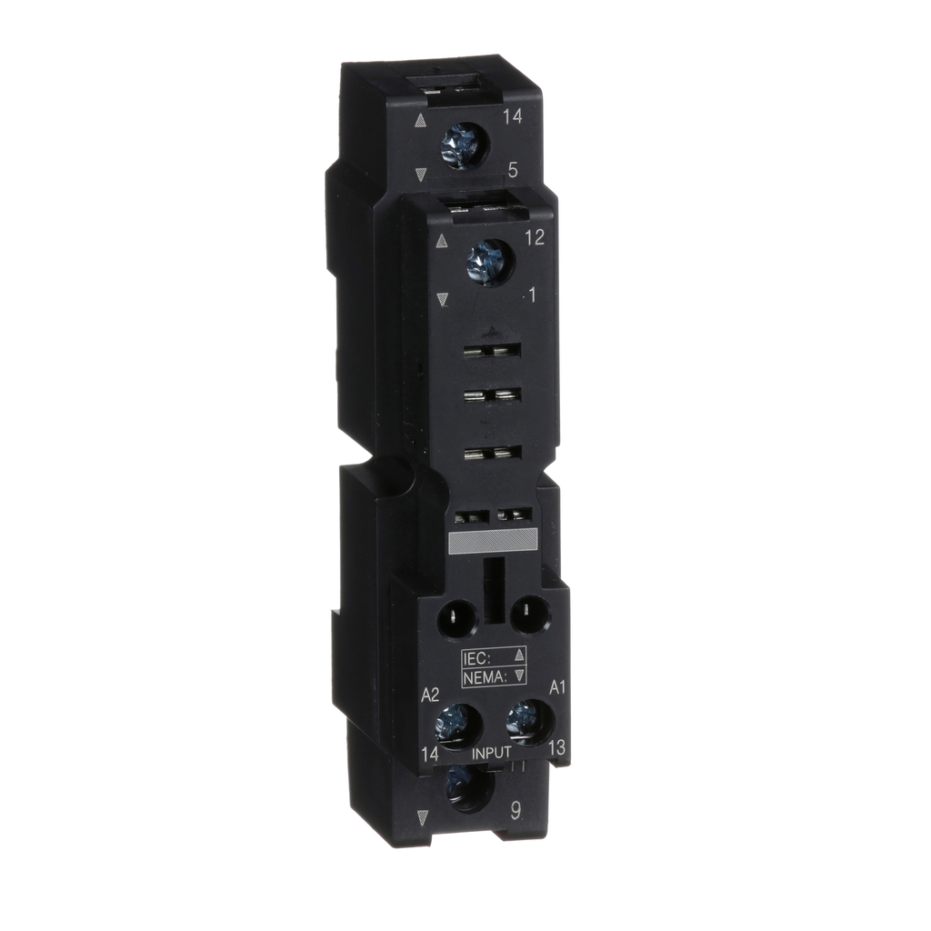 Schneider Electric RPZF1 Square D RPZF1 250 Volt 16 Amp 35 mm Din Rail/Panel Mount Screw Clamp Terminal Relay Socket