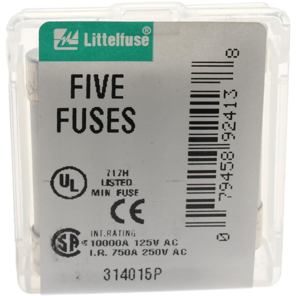 VALUE COLLECTION Value Collection BD-29764 Cartridge Fast-acting Fuse 15A 250V