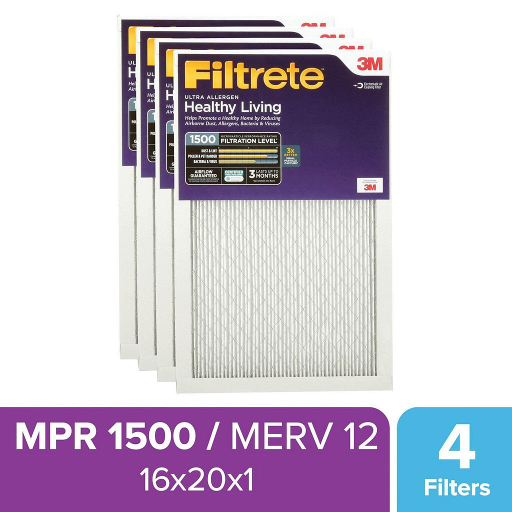 3M 3M 7100203142 Pleated Air Filter Merv 12 16x20x1