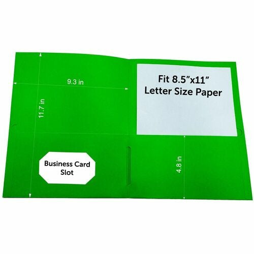 SPARCO Sparco SPR78552 Two-pocket Portfolio Folder Box of 25