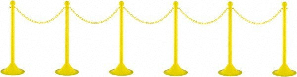 PRO-SAFE Pro-safe STN-KIT7-YLW-B Pedestrian Warning Post Kit 41in