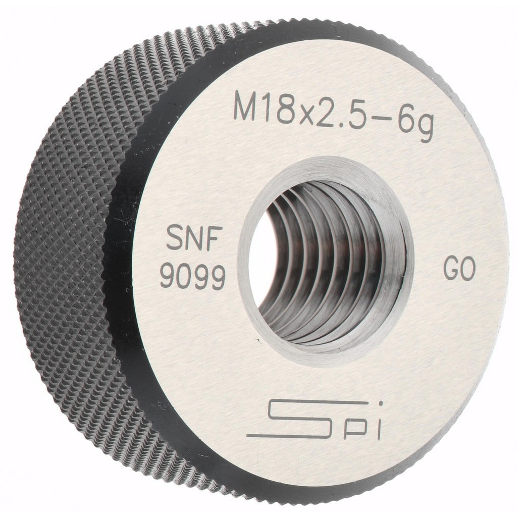 SPIROTHERM Spi 34-501-7 Threaded Ring Gage M18 X 2.50 Class 6G Go