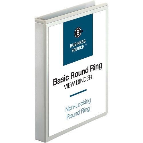 BUSINESS SOURCE Business Source BSN09953 Round-ring View Binder 1 Inch