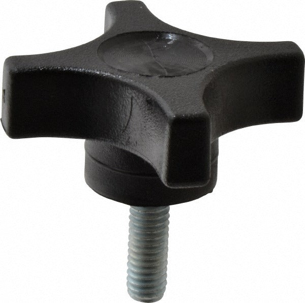 GIBRALTAR Gibraltar G10-2837-V Lobed Knob 4-point 2-1/4 in Black