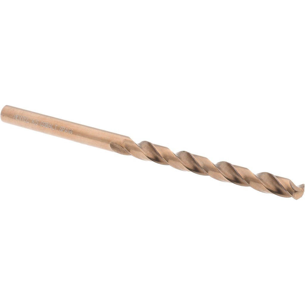 HERTEL Hertel 42079 Cobalt Jobber Drill Bit 4.5mm 135 Deg