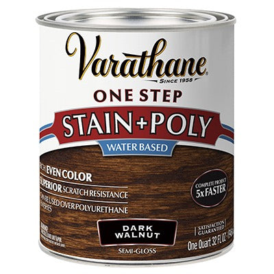 RUST-OLEUM Rust-oleum 337037 Varathane Stain Polyurethane Dark Walnut Qt
