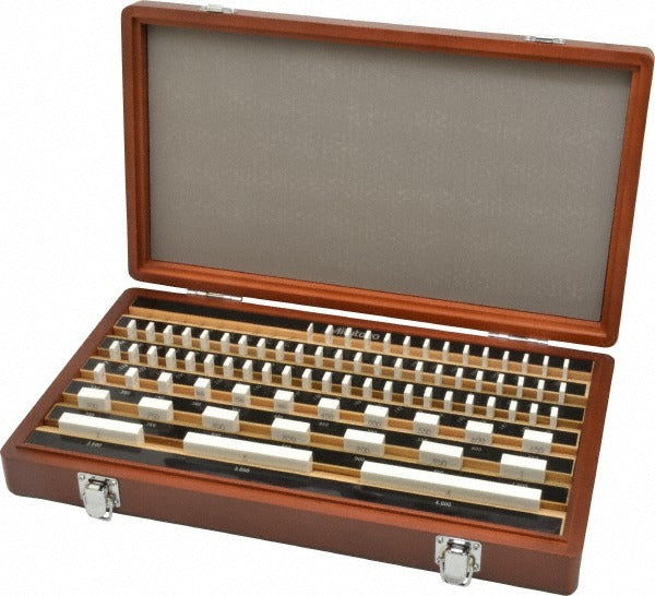 MITUTOYO Mitutoyo 516-302-26 Ceramic Gage Block Set 81 Pc