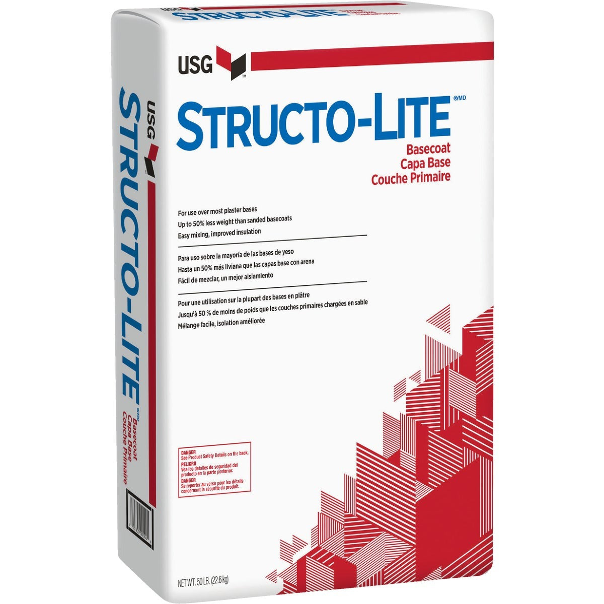 USG Structo-lite 163841-040 Perlite Gypsum Plaster 50 Lb