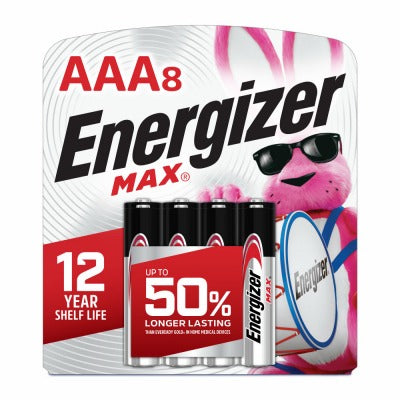 ENERGIZER Eveready Battery Co E92MP-8 Aaa Alkaline Battery 8 Pack