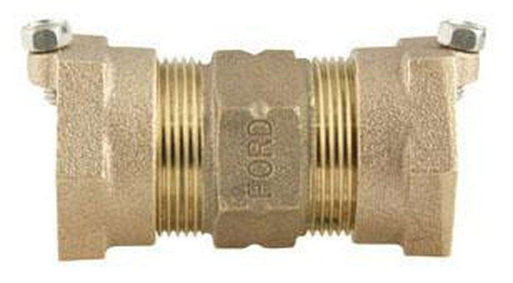 FORD METER BOX Ford Meter Box c55-44-nl 1 in Pack Joint Brass Coupling