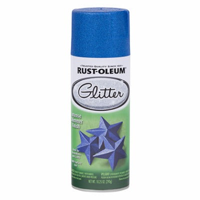 RUST-OLEUM Rust-oleum 299425 Royal Blue Glitter Spray Paint 10.25 Oz