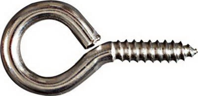 NATIONAL HARDWARE N220-475 Stainless Steel Large Screw Eyes 40 Lb 20-pack