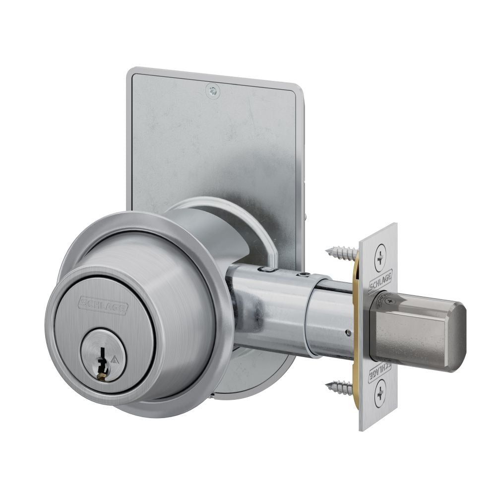 SCHLAGE Schlage Commercial B560P626ISLOC Grade 2 Single Cylinder Deadbolt