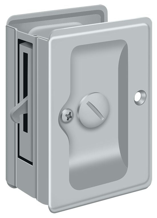 DELTANA Deltana SDLA325U26D Pocket Door Privacy Lock Satin Chrome