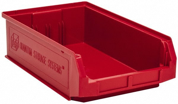 QUANTUM STORAGE SYSTEMS Quantum Storage QMS531RD Hopper Stacking Bin Red 80 Lb