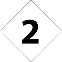 ACCUFORMNMC Accuformnmc DCN62 Hazardous Material Label 7in Square