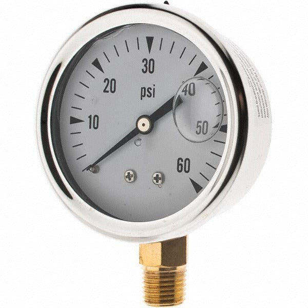 VALUE COLLECTION Value Collection 729204 Pressure Gauge 0-60 Psi 2.5in Npt