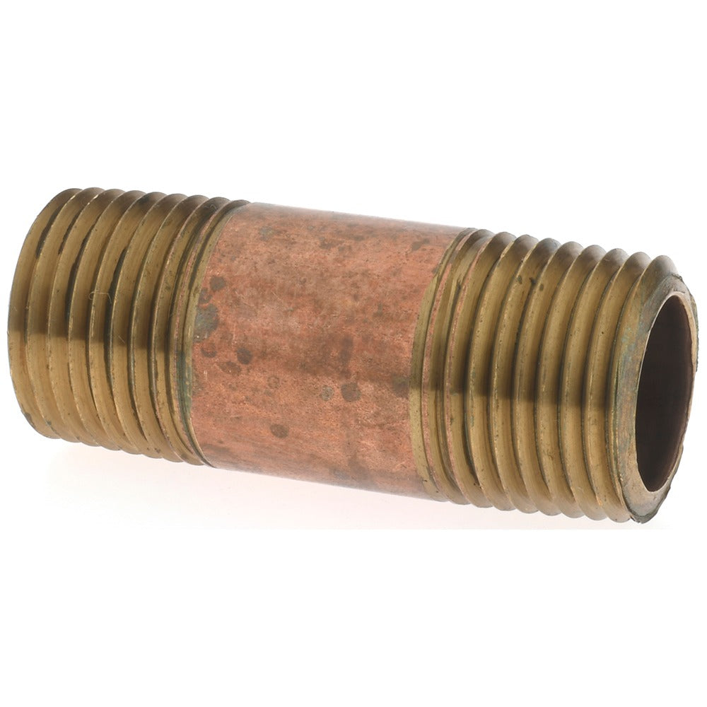 MERIT BRASS Merit Brass 2108-200 Brass Pipe Nipple 1/2 Inch Npt