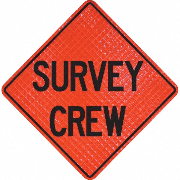 PRO-SAFE Pro-safe 07-800-4040-L Survey Crew Traffic Control Sign