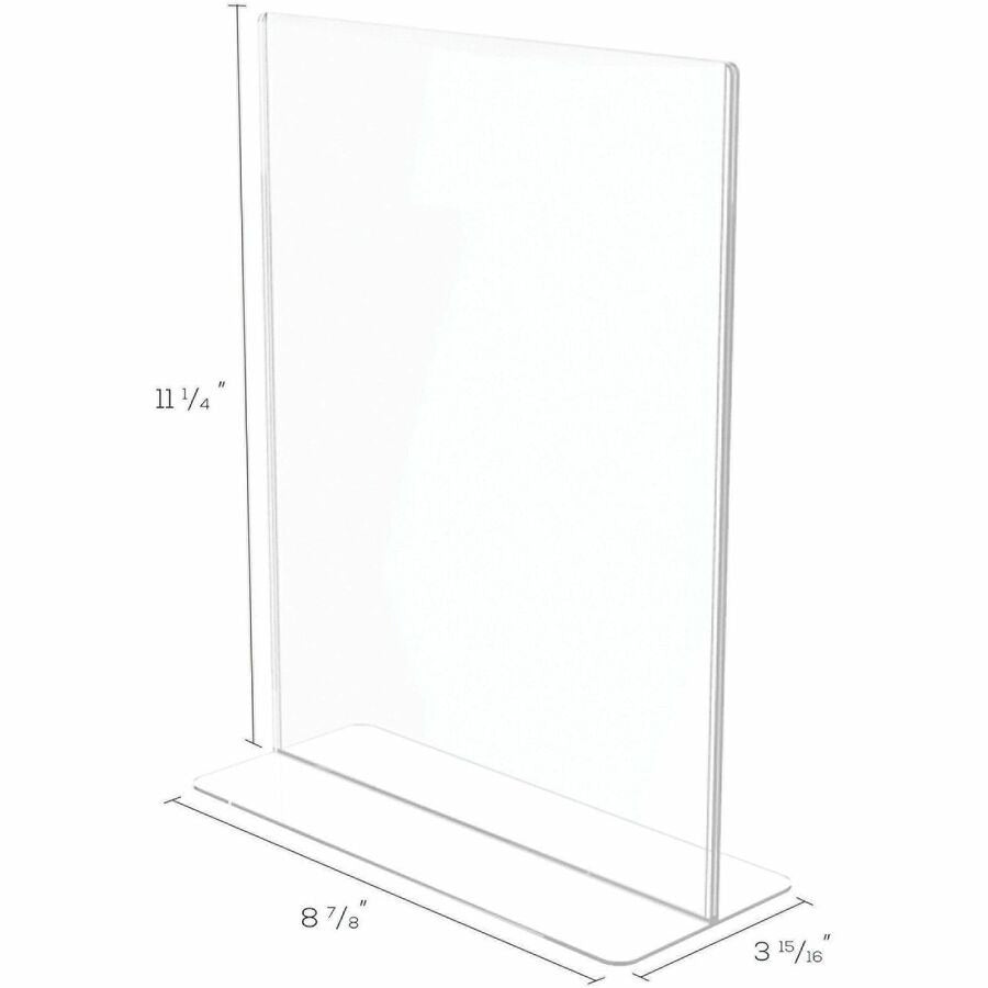 DEFLECTO Deflecto DEF590801 Superior Image Double-Sided Sign Holder 8.5 x 11 (1 Each)