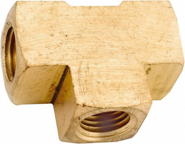 ANDERSON METALS Anderson Metals 756101-08 Female Tee 1/2-14 Fnpt 1000 Psi