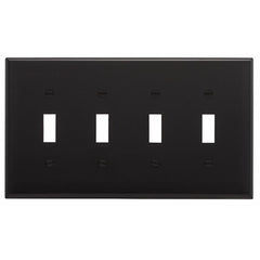 Eaton PJ8BK EWD PJ8BK Wallplate 1G Duplex Poly