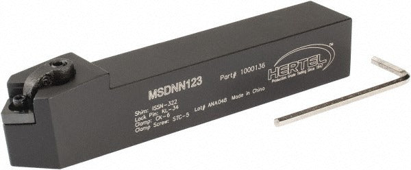 HERTEL Hertel 1000136 Msdn Neutral Indexable Turning Toolholder