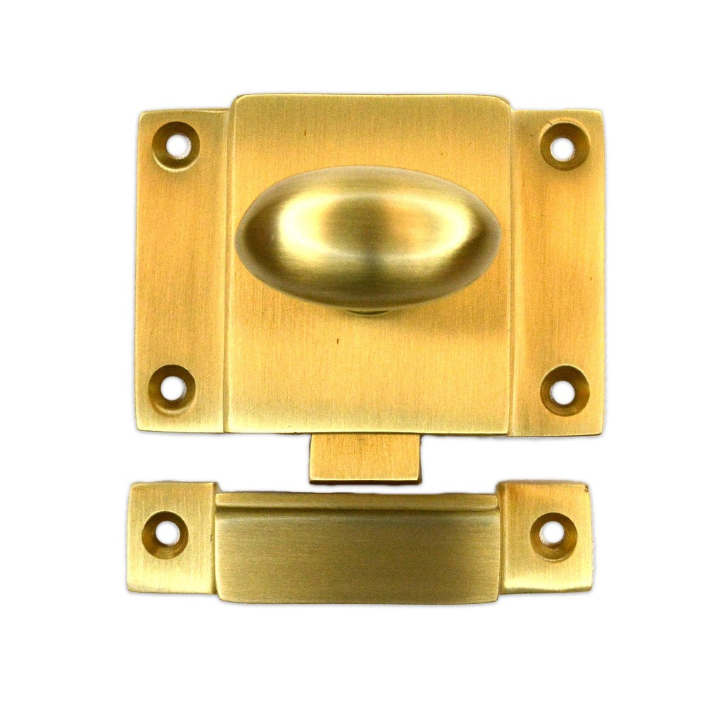 EMTEK Emtek 2270US4 Cabinet Latch 2.25x2 in Satin Brass